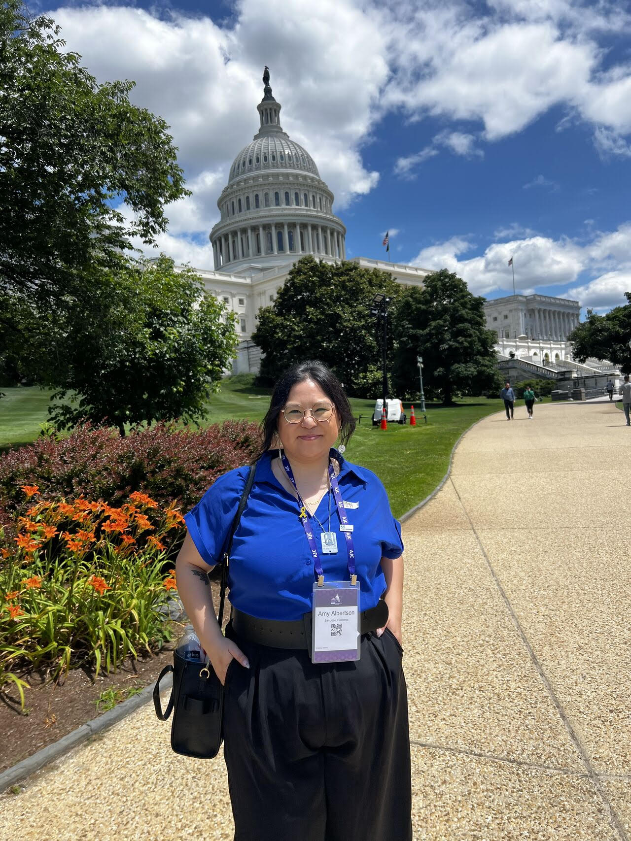 Amy Albertson in Washington DC